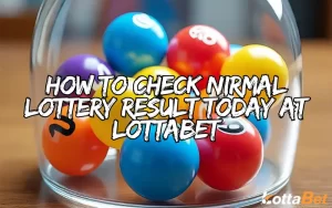 nirmal lottery result today